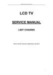 Changhong Electric TM150F7E, TM201F7E Service manual