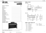 Roland HP 555G Specifications