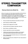 Ramsey Electronics FM10A Instruction manual