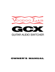 Voodoo Lab MX-8 Owner`s manual
