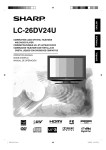 Sharp LC-26DV24U User`s guide