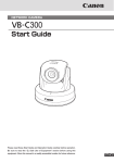 Canon VB-C300 User`s manual