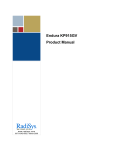 Endura KP915GV Product manual