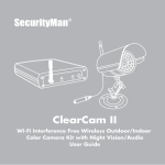 SecurityMan ClearCam User guide