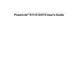Epson PowerLite 53c User`s guide