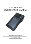 AO1X ARM POS MAINTENANCE MANUAL