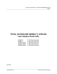 ADTRAN Total Access 608 User manual