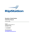 MF DIGITAL Ripstation MediaGrabber User manual