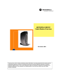 Motorola SB5101U User guide