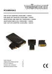 Velleman PCUSBVGA2 User guide