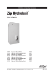 Zip Hydroboil HS001 Operating instructions