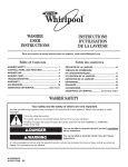 Whirlpool W10331732A-SP Specifications