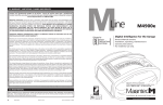 Marantec M4900e Owner`s manual