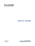 MC PCIe-DIO96H User`s guide