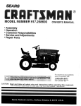 Craftsman 917.258693 Owner`s manual