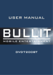 Bullit DVD7200BT User manual