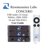 Resonessence CONCERO User guide