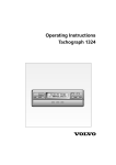VDO CR 3300 Operating instructions