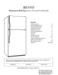Sears 70141 Owner`s manual