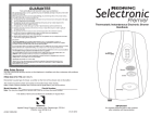 Redring Selectronic Premier Installation and Operating Manual