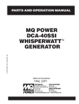 MULTIQUIP DCA-40SSI Specifications