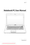 Asus K73SV User manual