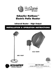 Schaefer HotZone Wall Mount Heater Specifications