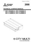 Mitsubishi PEFY-P12NMSU-E Service manual
