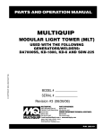 MULTIQUIP DA7000SS Specifications