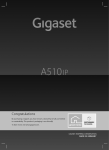 Siemens Gigaset A510 IP User guide