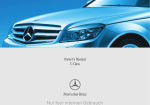 Mercedes-Benz 2004 CL-Class Owner`s manual