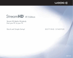 Warpia StreamHD Troubleshooting guide