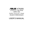 Asus A7N266-E User`s manual