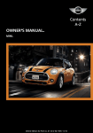 Mini 2014 MINI Owner`s manual