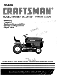 Craftsman 917.255981 Specifications