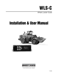 Rice Lake WLS-C User manual