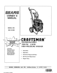 Craftsman 580.741380 Product specifications