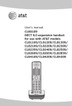 AT&T CL81309 User`s manual