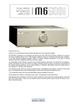 Musical Fidelity M6I Specifications