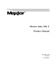 Maxtor Atlas 10K V Product manual