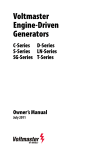 Voltmaster T-Series Owner`s manual