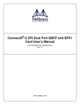 Mellanox Technologies ConnectX-2 VPI Dual Port QSFP User`s manual