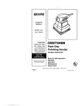 Craftsman 315.116070 Owner`s manual