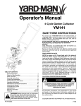 MTD YM141 Operator`s manual