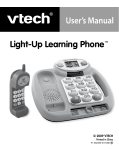 VTech 80-102100 - Light-Up Learning Phone User`s manual