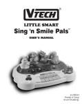 VTech Sing  n Smile Pals User`s manual
