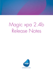 Release Notes - Magic Software