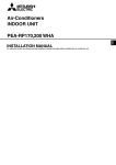 Mitsubishi PEA-RPWHA Installation manual