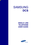 Samsung DCS-VIP User guide