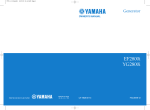 Yamaha EF2800i - Inverter Generator Owner`s manual